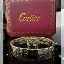 Золотой комплект Cartier