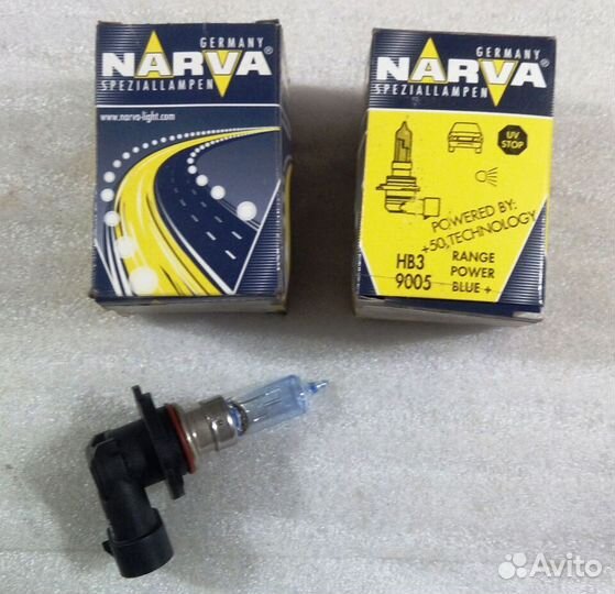 Лампа автомобильная narva Range Power HB3/9005 65W