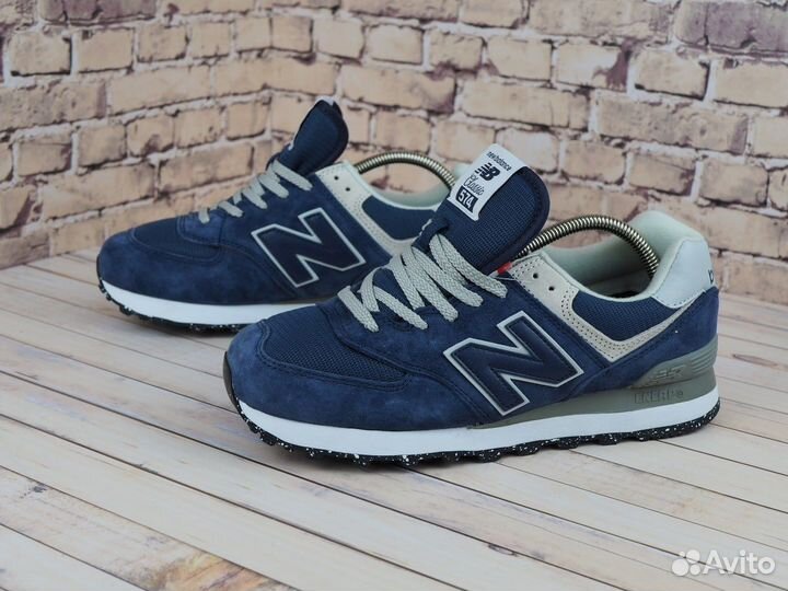 New Balance 574 синий / мужской Премиум качество