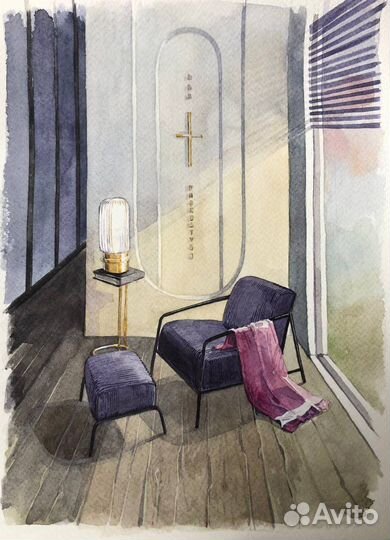 Обучение акварели