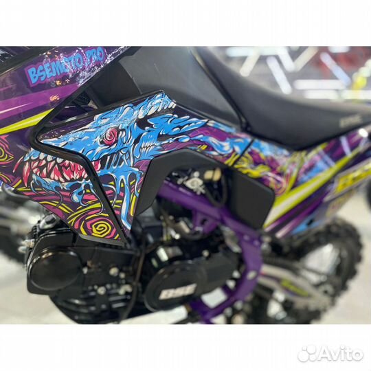 Питбайк BSE MX-125 17/14 Purple Dragon