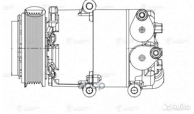 Компрессор кондиц. для а/м Ford Mondeo IV (07)