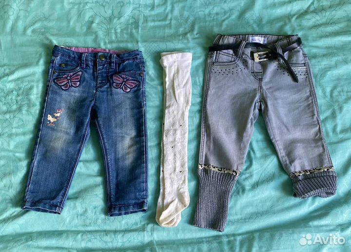 Детские вещи пакетом на девочку на 1-1,5 года