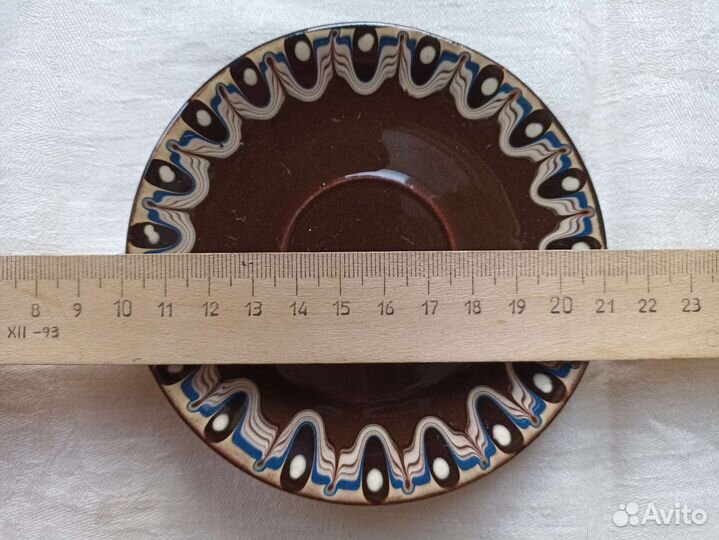 Чайная / кофейная пара, болгарская керамика СССР