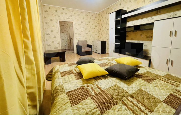 2-к. квартира, 45 м², 3 кровати