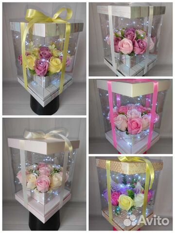 Розы из мыльной пены