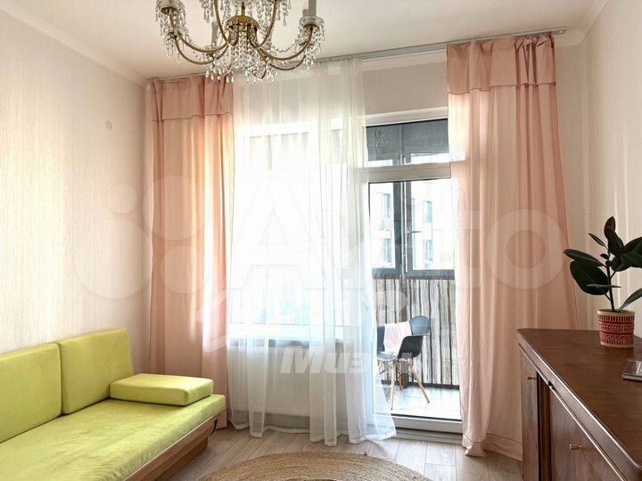 2-к. квартира, 57,4 м², 6/25 эт.