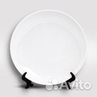 Тарелка JP белая для 3D сублимации 15 см в коробке