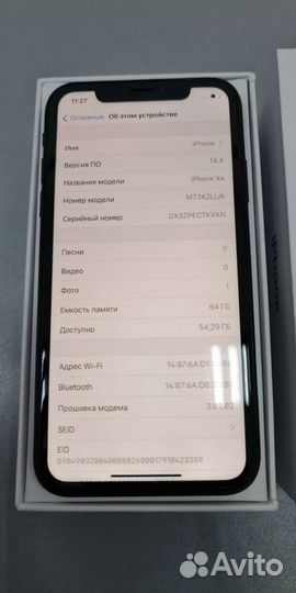 iPhone Xr, 128 ГБ