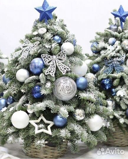 Новогодняя композиции, венки,елочки