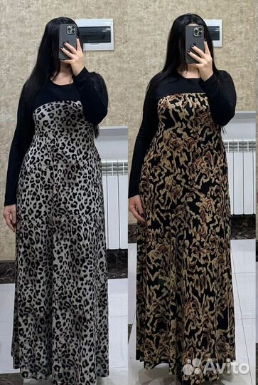 Платья халаты длинные женский