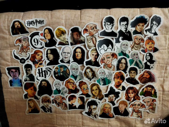 Гарри поттер наклейки стикеры