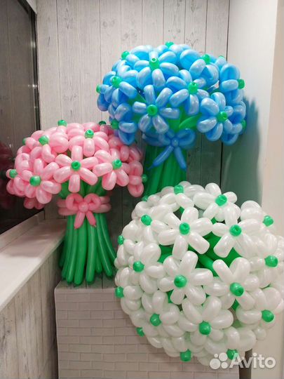 Цветы букет из шаров