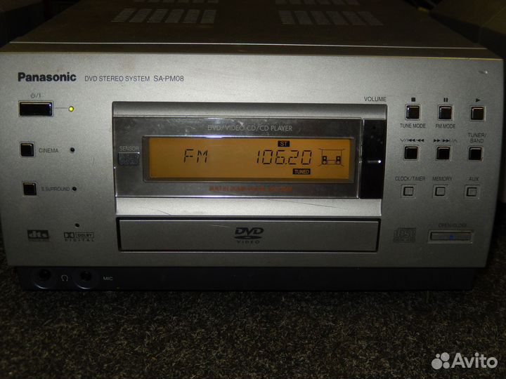 Музыкальный центр Panasonic Sa-Pm08 без ас