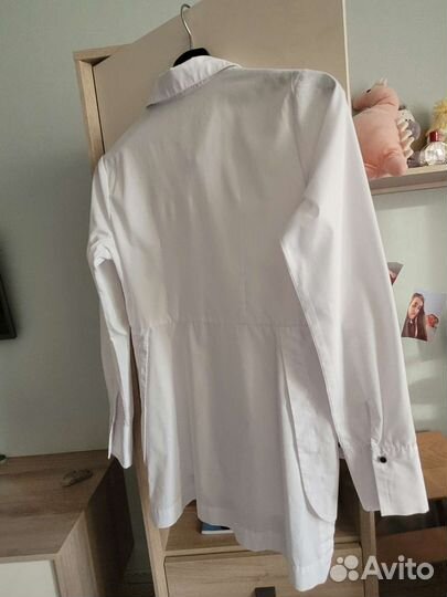 Блузка белая школьная 11-12лет