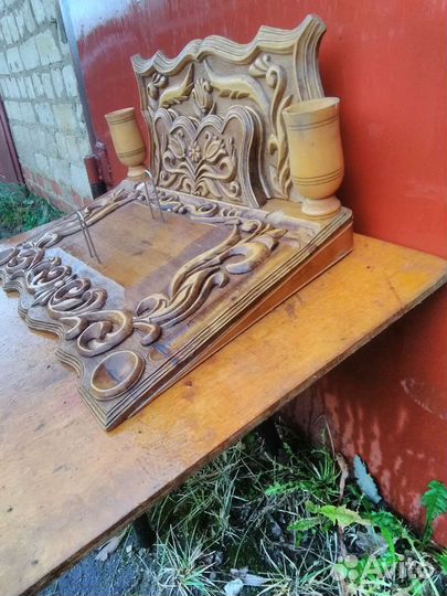 Деревянный письменный прибор