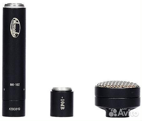 Стереопара микрофонов Октава мк-102 (черный, в дер