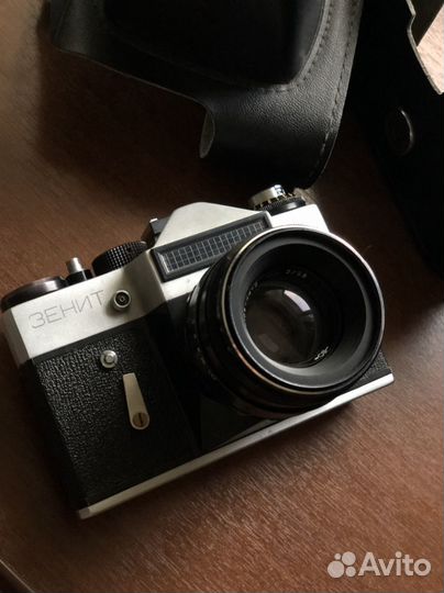Плёночный фотоаппарат zenit et + гелиос 44