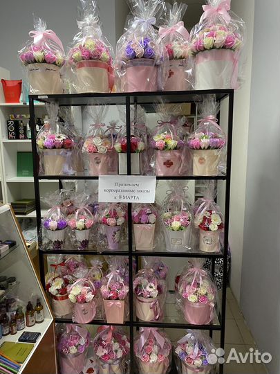 Букеты комплименты из мыла