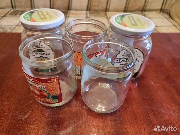 Банки стеклянные 3л 0.5л
