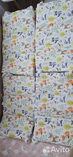 Бортики в детскую кроватку бу