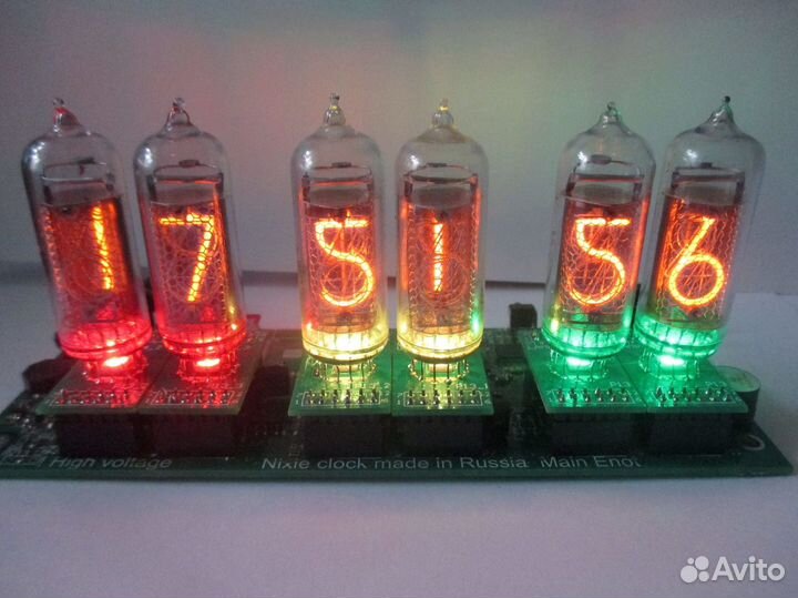 Ламповые часы Nixie clock модель mark 3