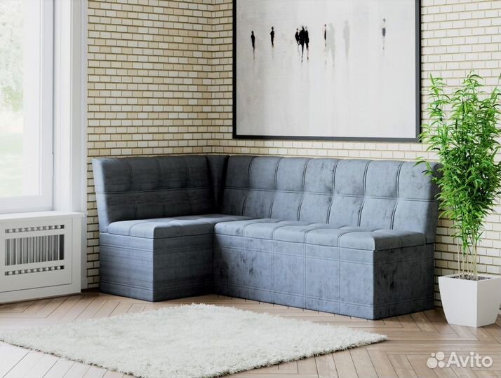 Кухонный диван из велюра от производителя