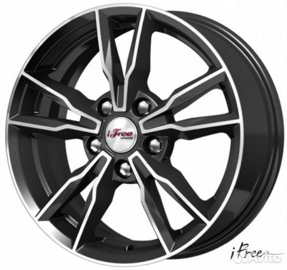 R16 5x114,3 6,5J ET45 D67,1 iFree Икигай Блэк-Джек
