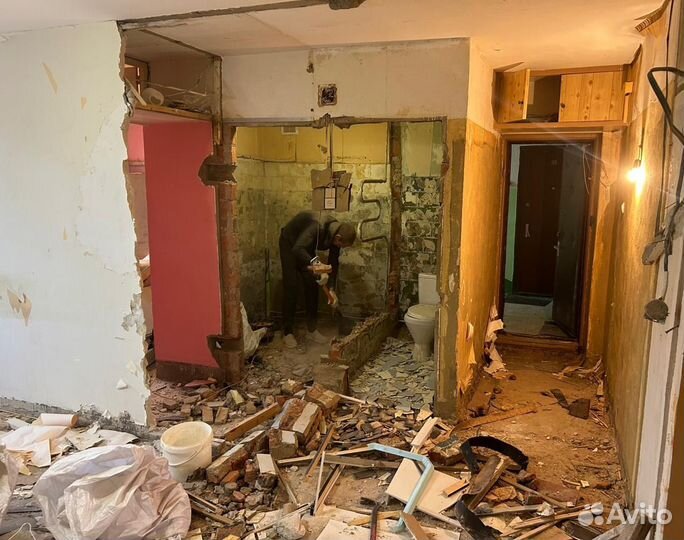 Снос демонтаж вывоз мусора