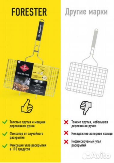 Решëтка-гриль forester BQ-N02