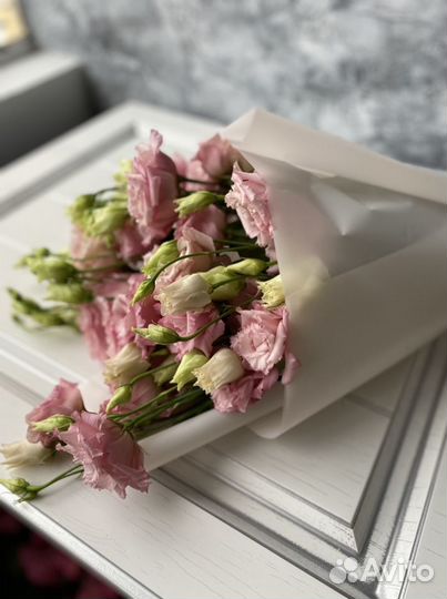 Букет эустома, лизиантус