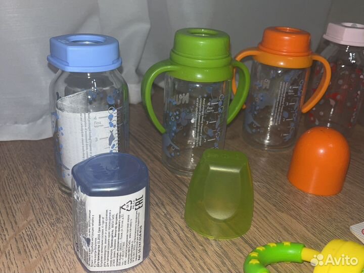 Бутылочки для кормления стекло NUK 125 мл