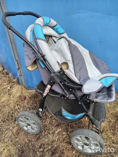 Прогулочная коляска детская складная 3в1