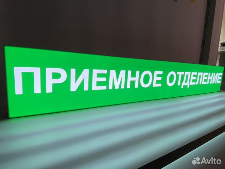 Световой короб, рекламные вывески