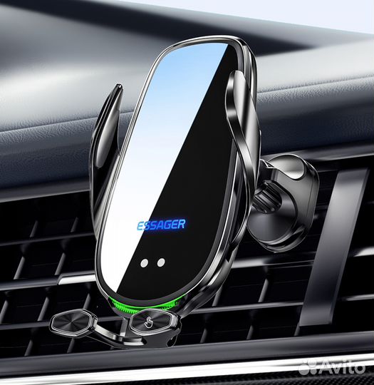 Автомобильная беспроводная зарядка держатель