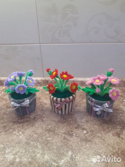 Цветы ручной работы