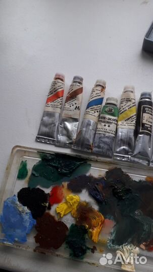 Масляные художественные краски из СССР