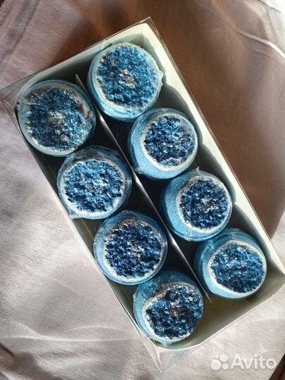 Бомбочки для ванны ручной работы 8 шт