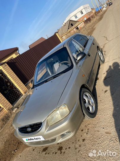 Hyundai Accent 1.5 МТ, 2004, 150 000 км