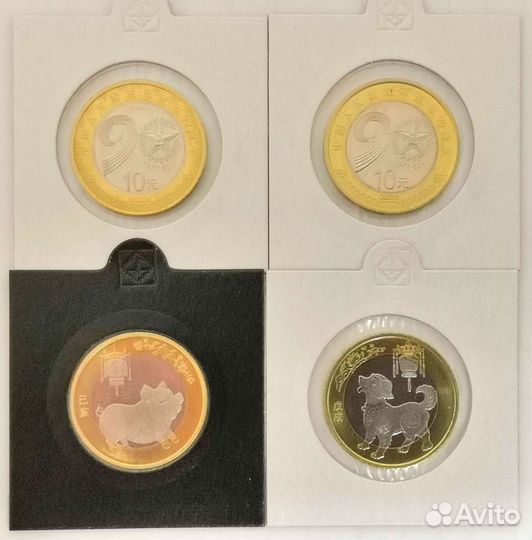 Юбилейные монеты Китая