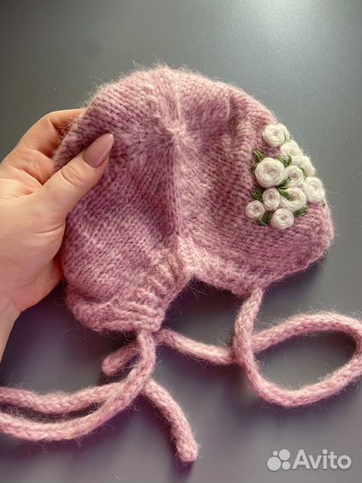 Чепчик вязаный