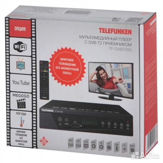 Ресивер тв-приставка Telefunken TF-dvbt260