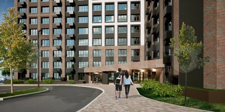 1-к. квартира, 45 м², 6/25 эт.