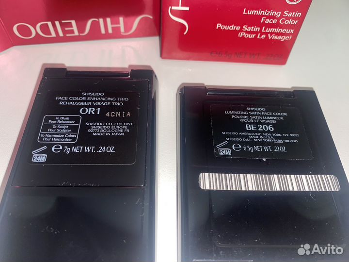 Румяна трио Shiseido