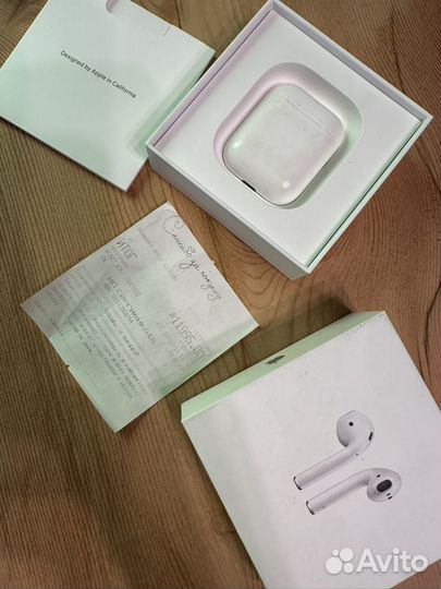 Беспроводные наушники apple airpods 2