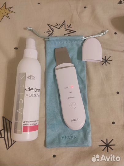 Ультразвуковой скрабер с лосьоном