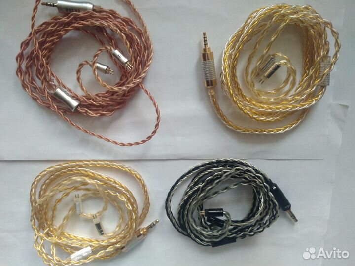 Кабели для наушников, разъём 2pin