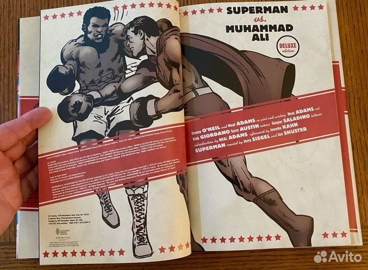 Комикс 2010 Супермэн против Мухаммеда Али дс