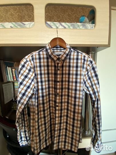 Рубашка на мальчика в клетку Mango
