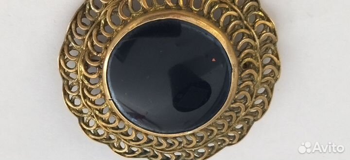 Брошь.4.5см, латунь.винтаж